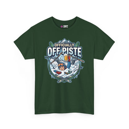 Officially Off Piste Funny Skiing Tee - Shit Shirt Club 