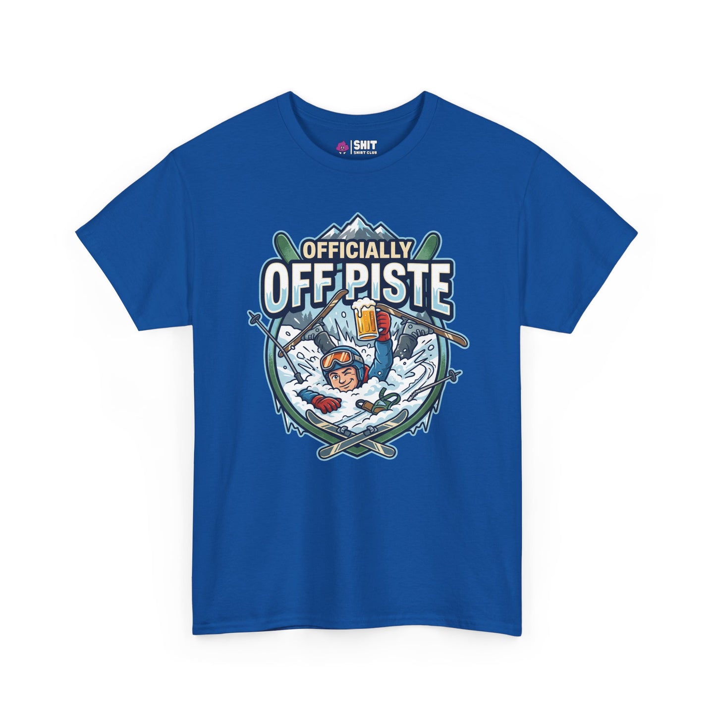Officially Off Piste Funny Skiing Tee - Shit Shirt Club 