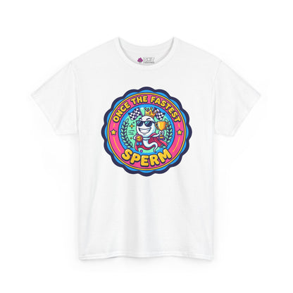 "Once the Fastest Sperm" Funny Tee - Shit Shirt Club 