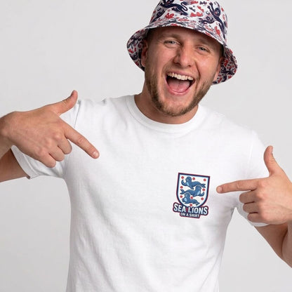 Sea Lions On The Shirt England Football T-Shirt | Funny England Tee - Shit Shirt Club 