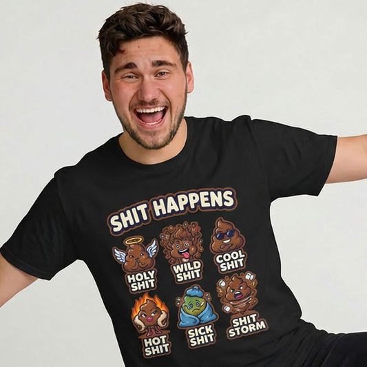 Shit Happens Stag Do Tee - Shit Shirt Club 