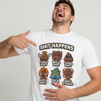 Shit Happens Stag Do Tee - Shit Shirt Club 