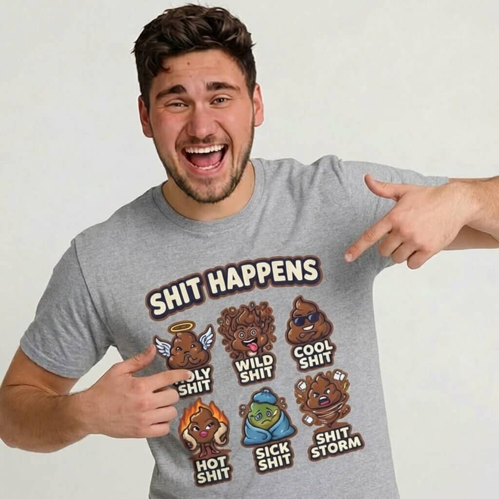 Shit Happens Stag Do Tee - Shit Shirt Club 