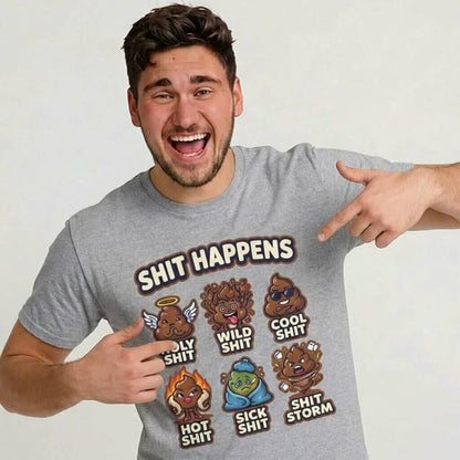 Shit Happens Stag Do Tee - Shit Shirt Club 