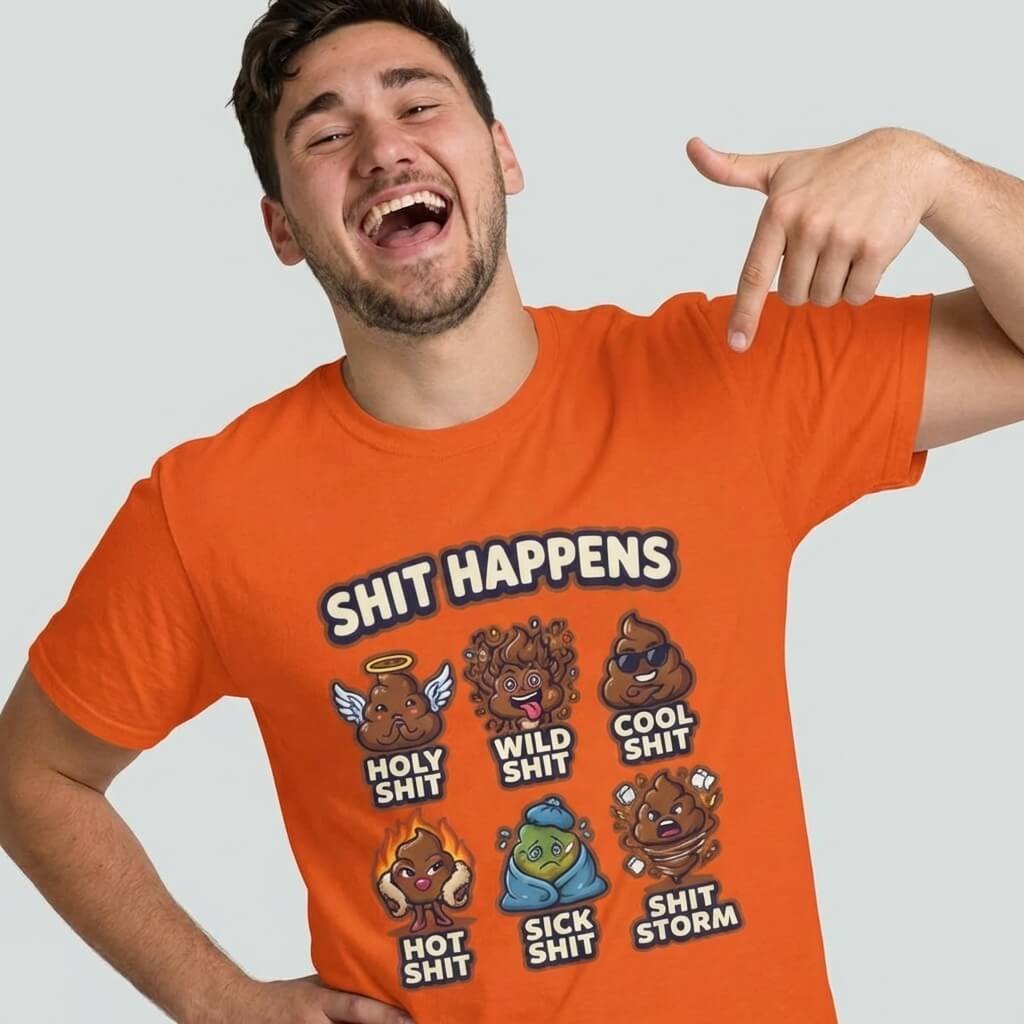 Shit Happens Stag Do Tee - Shit Shirt Club 