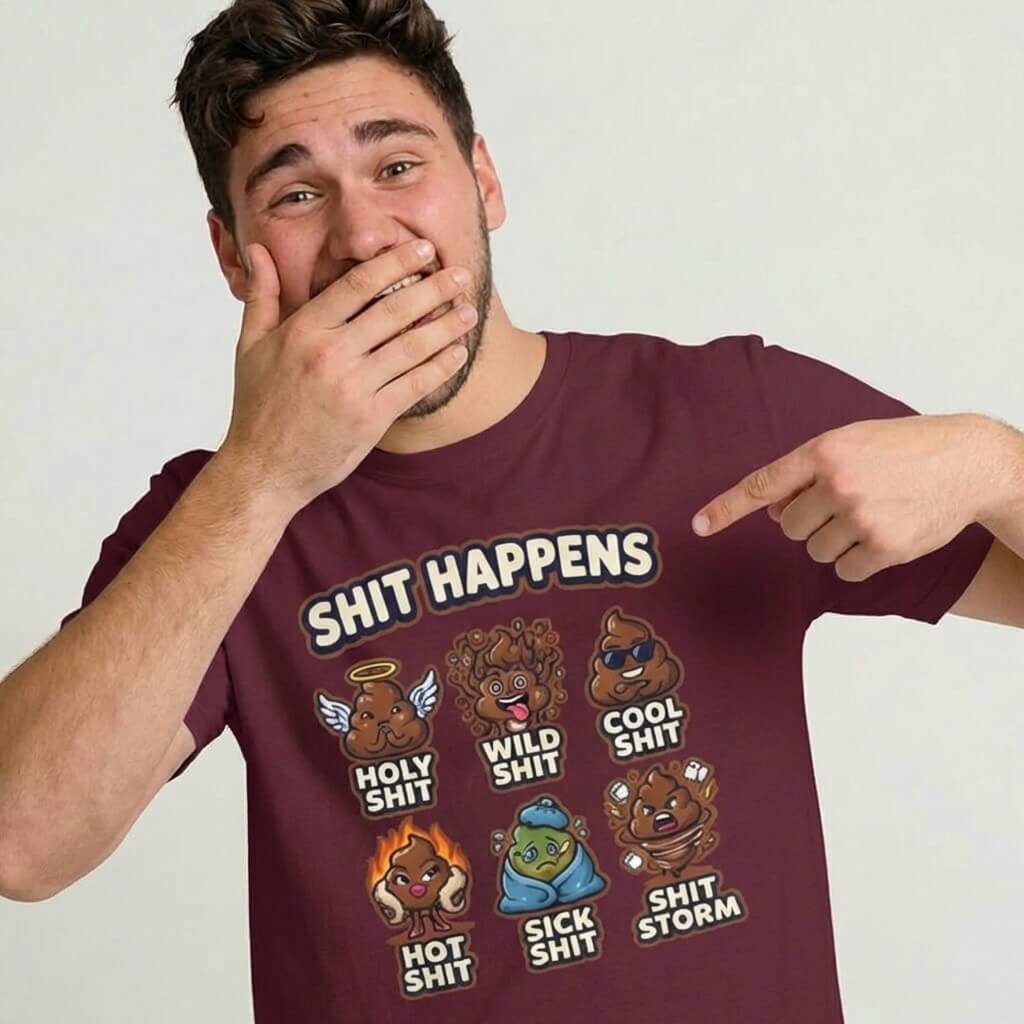 Shit Happens Stag Do Tee - Shit Shirt Club 