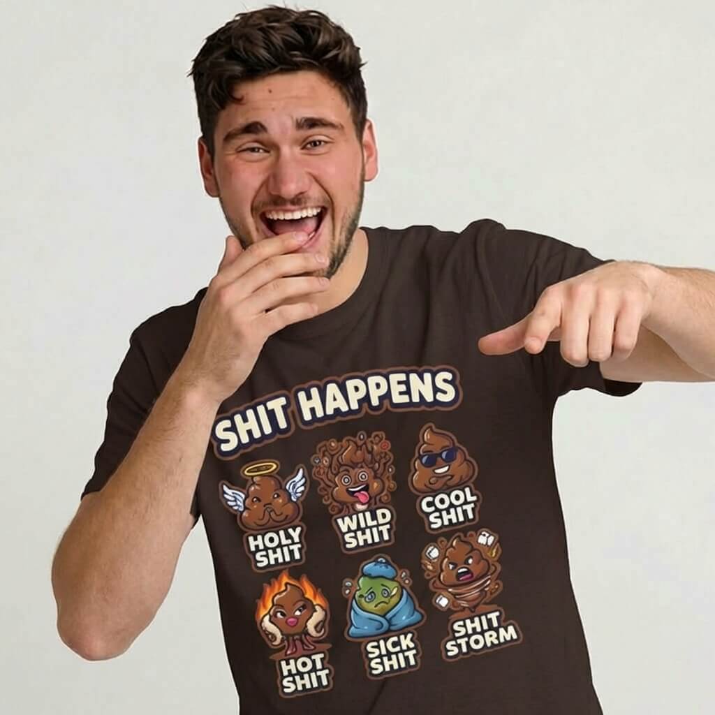 Shit Happens Stag Do Tee - Shit Shirt Club 