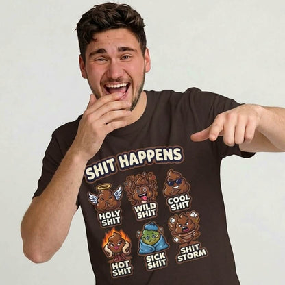 Shit Happens Stag Do Tee - Shit Shirt Club 