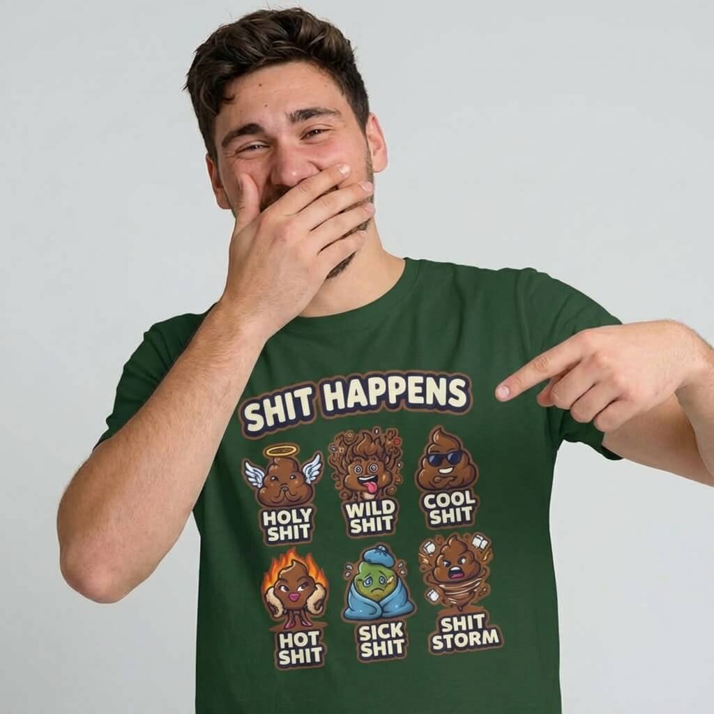 Shit Happens Stag Do Tee - Shit Shirt Club 