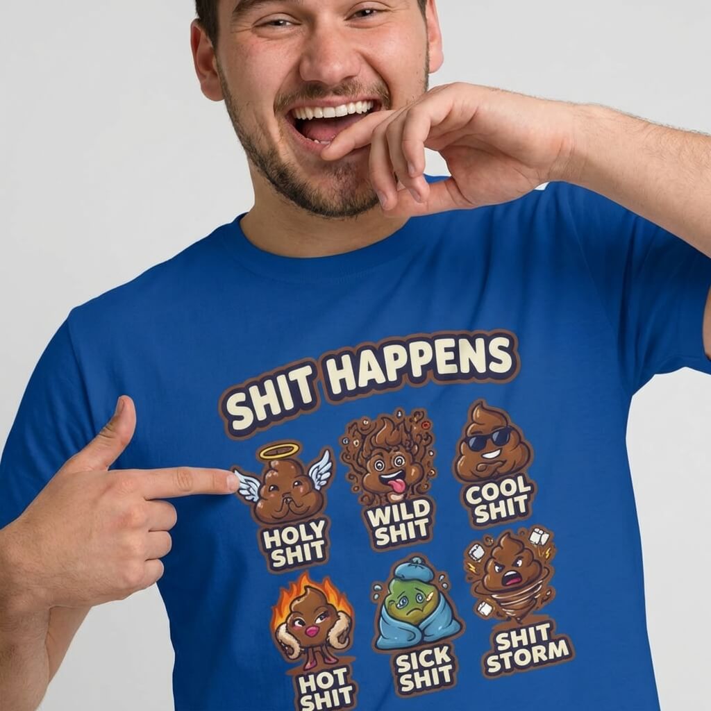 Shit Happens Stag Do Tee - Shit Shirt Club 