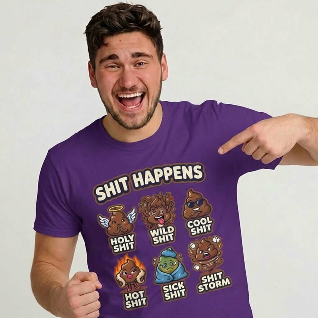 Shit Happens Stag Do Tee - Shit Shirt Club 