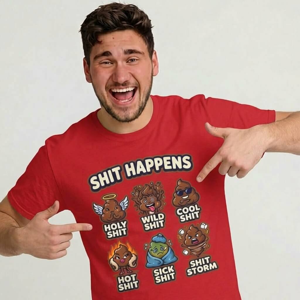Shit Happens Stag Do Tee - Shit Shirt Club 