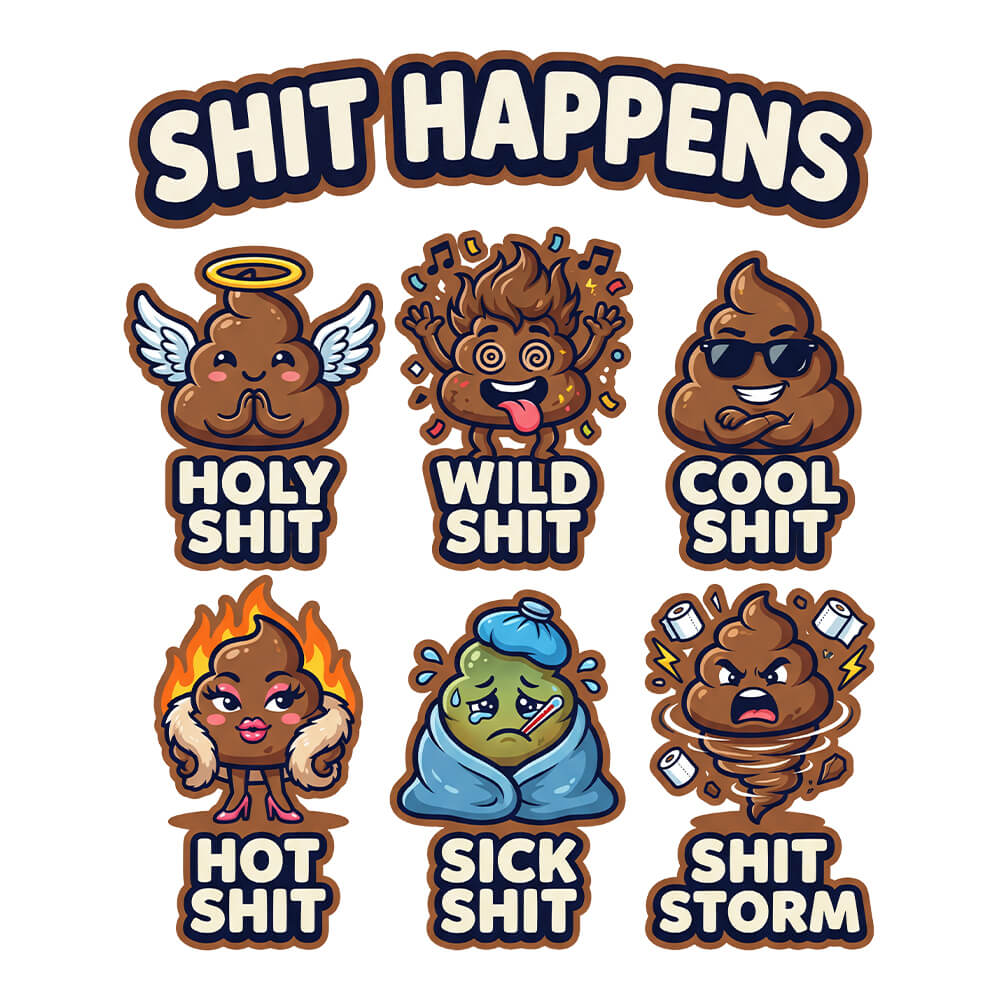 Shit Happens Stag Do Tee - Shit Shirt Club 