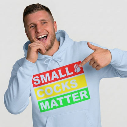 Small Cocks Matter Funny Pun Hoodie - Shit Shirt Club 