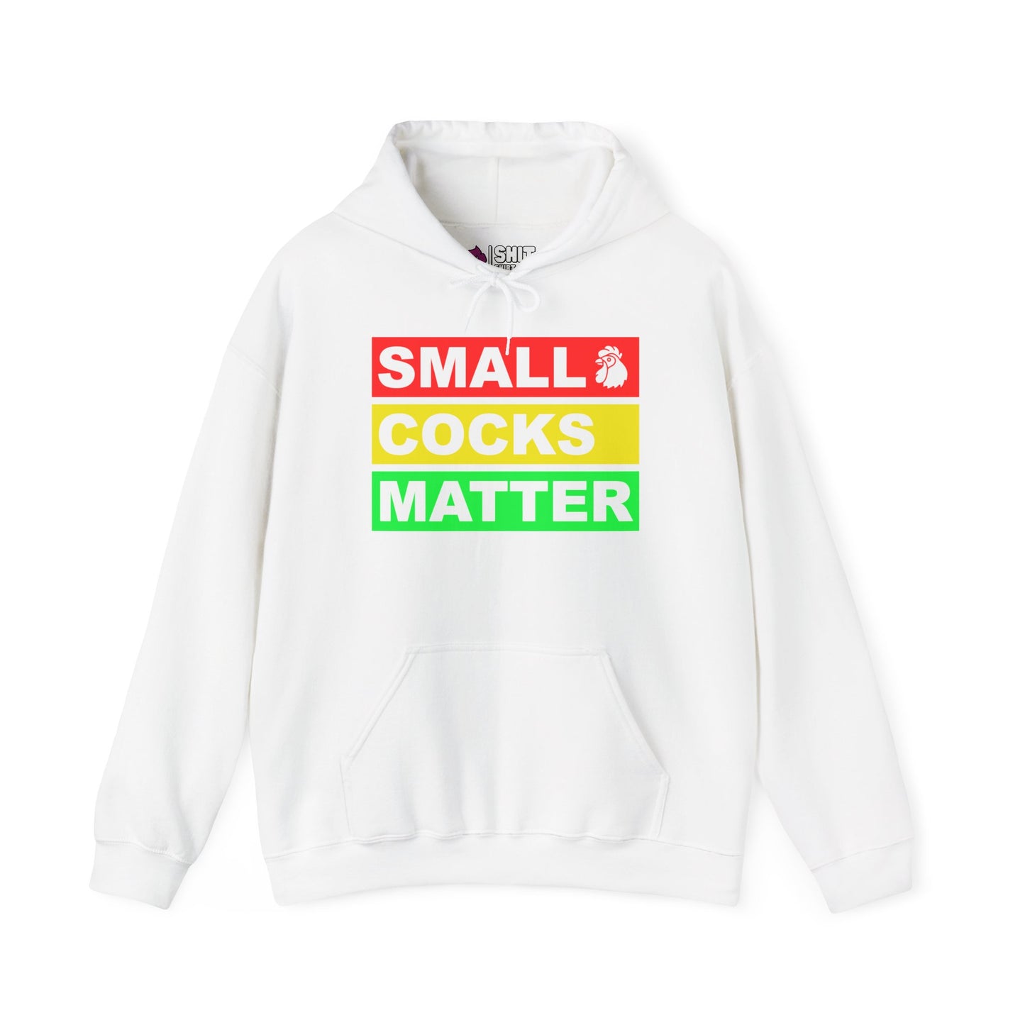 Small Cocks Matter Funny Pun Hoodie - Shit Shirt Club 