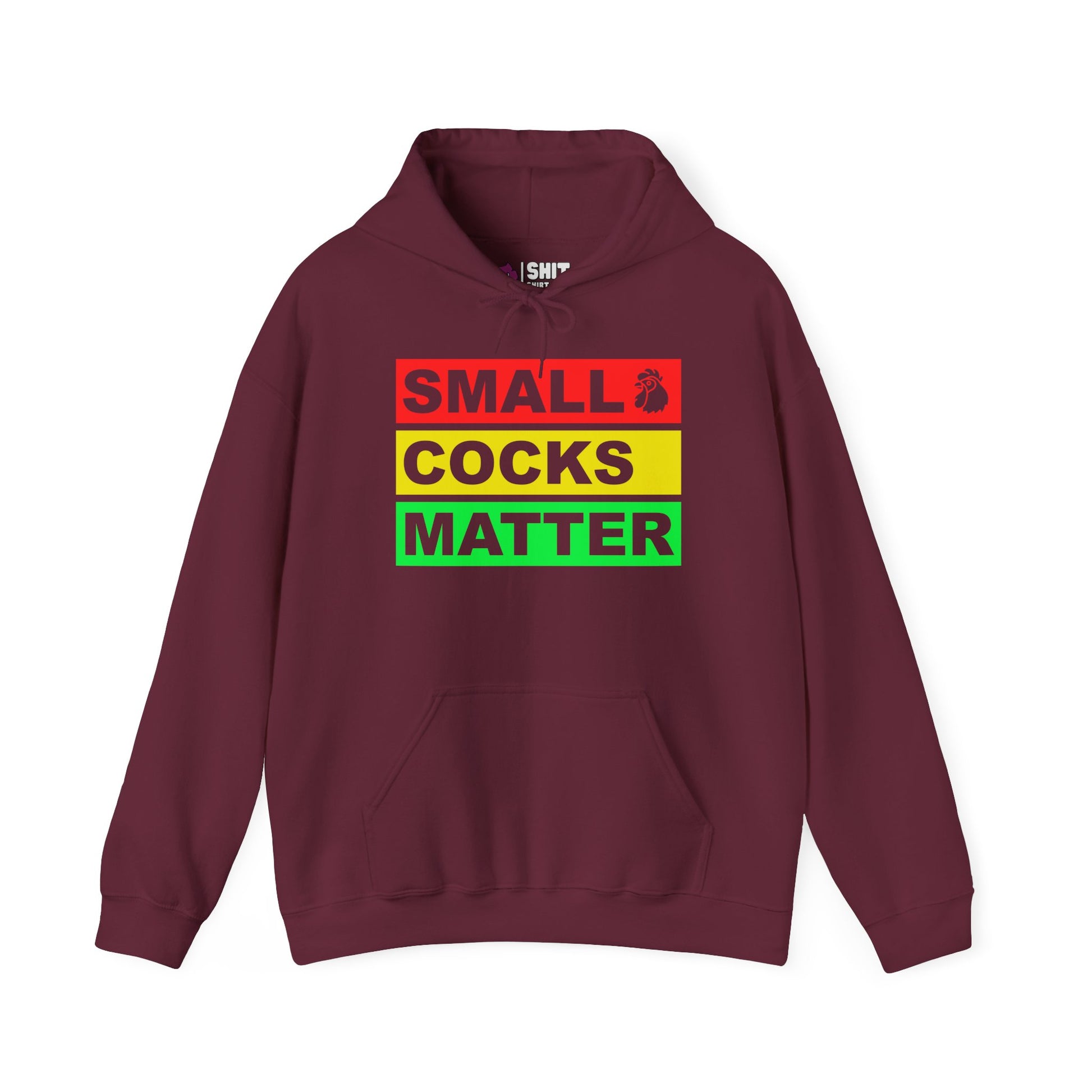 Small Cocks Matter Funny Pun Hoodie - Shit Shirt Club 