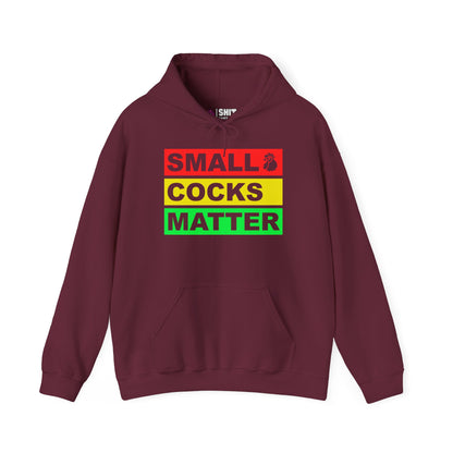 Small Cocks Matter Funny Pun Hoodie - Shit Shirt Club 