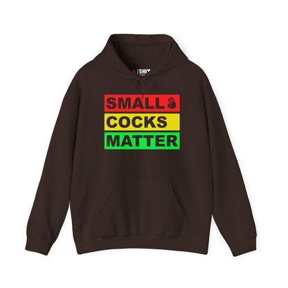 Small Cocks Matter Funny Pun Hoodie - Shit Shirt Club 