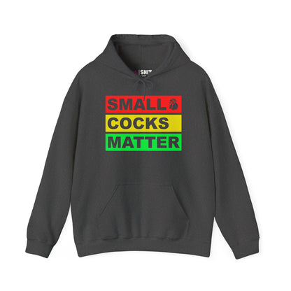 Small Cocks Matter Funny Pun Hoodie - Shit Shirt Club 