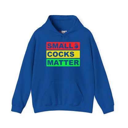 Small Cocks Matter Funny Pun Hoodie - Shit Shirt Club 