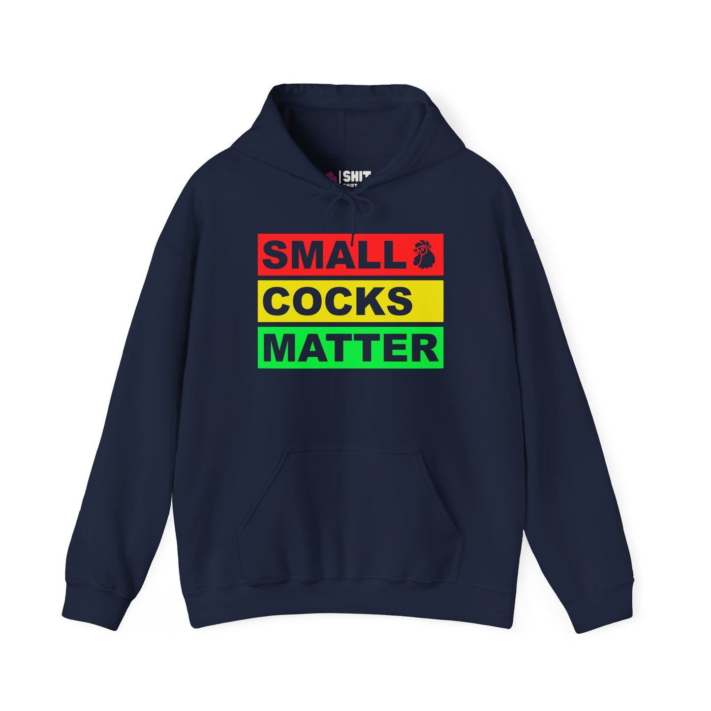Small Cocks Matter Funny Pun Hoodie - Shit Shirt Club 