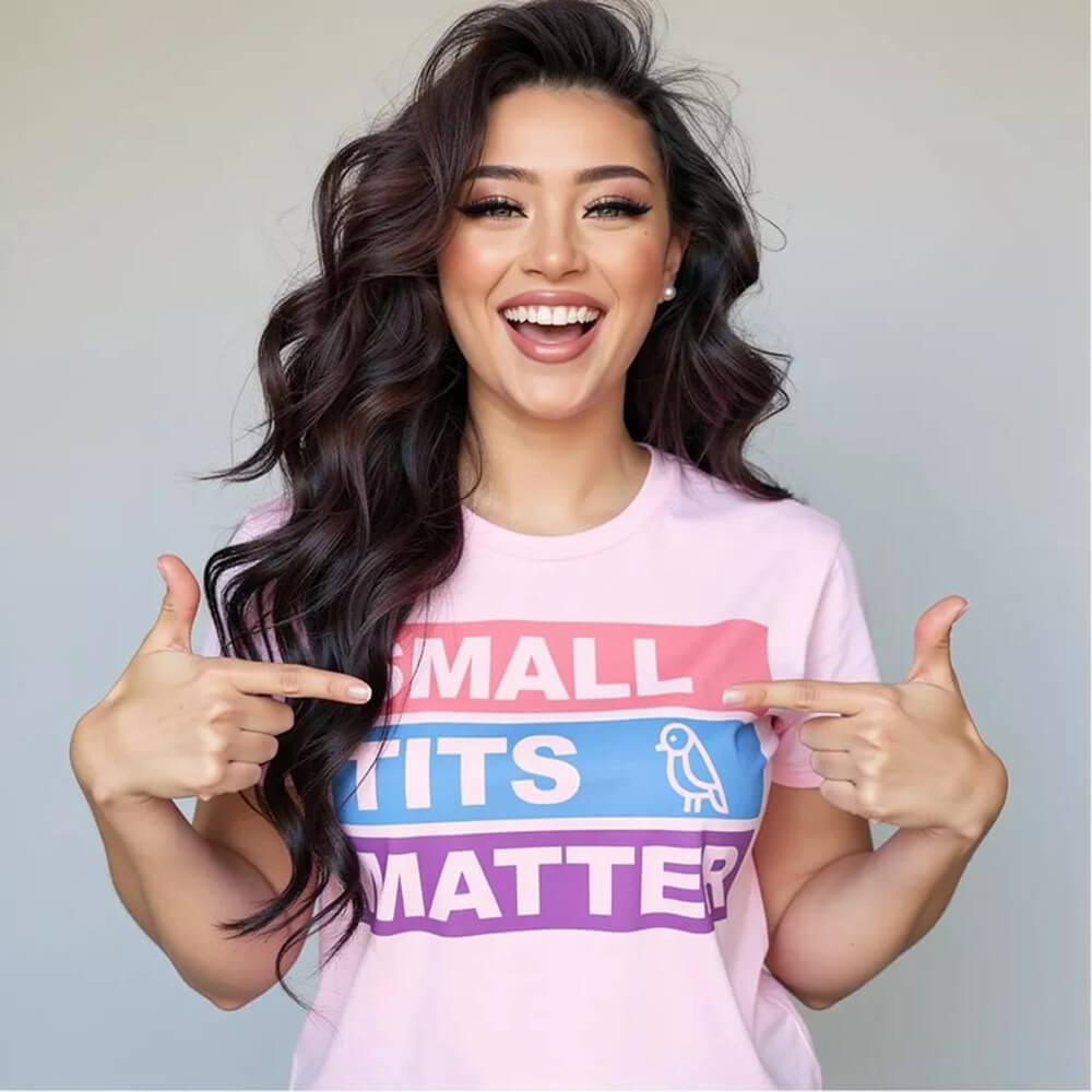 "Small Tits Matter" Tee - Shit Shirt Club 
