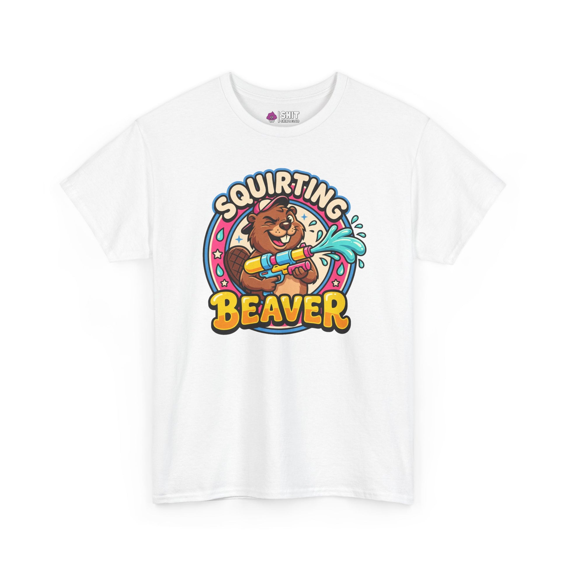 Squirting Beaver Tee - Shit Shirt Club 