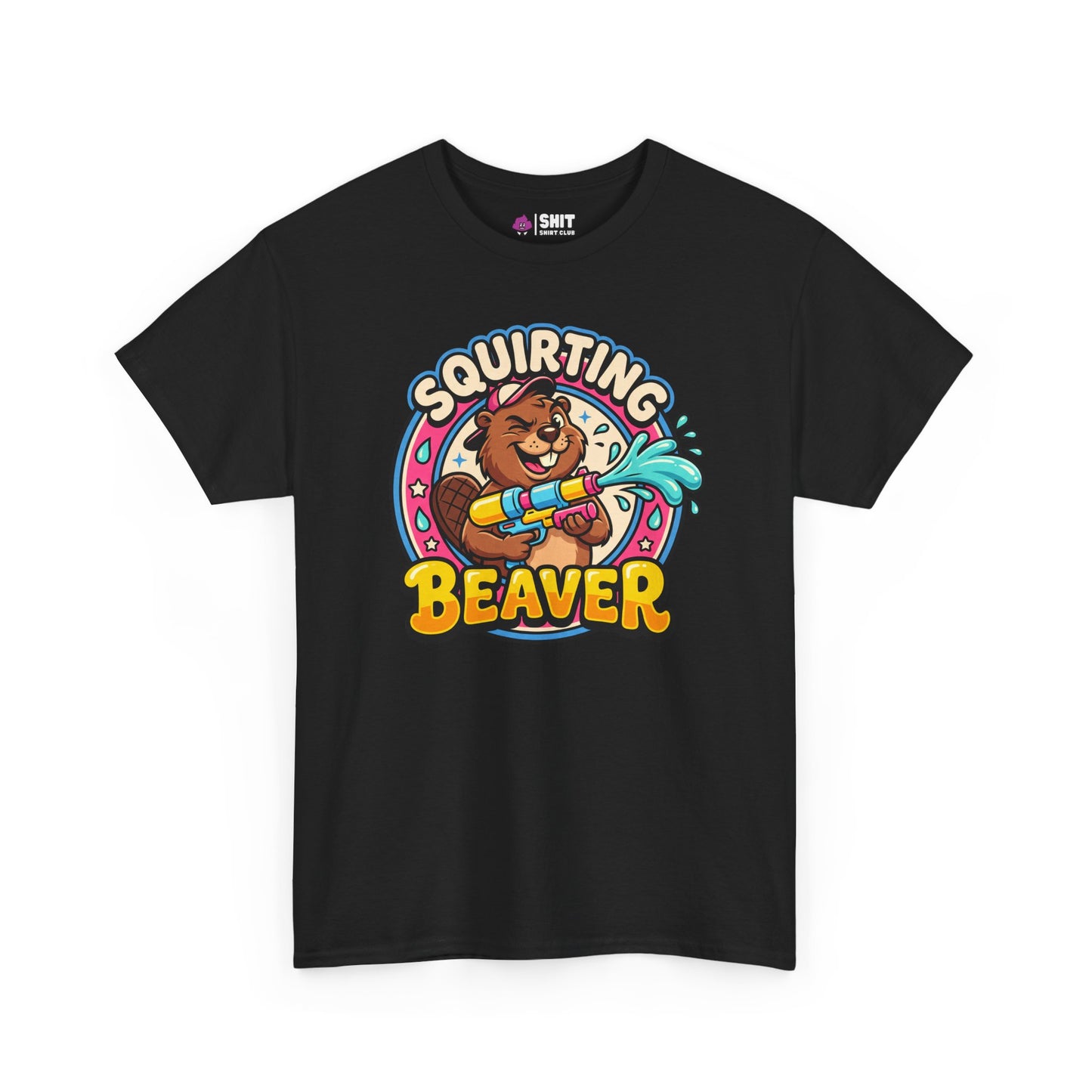 Squirting Beaver Tee - Shit Shirt Club 