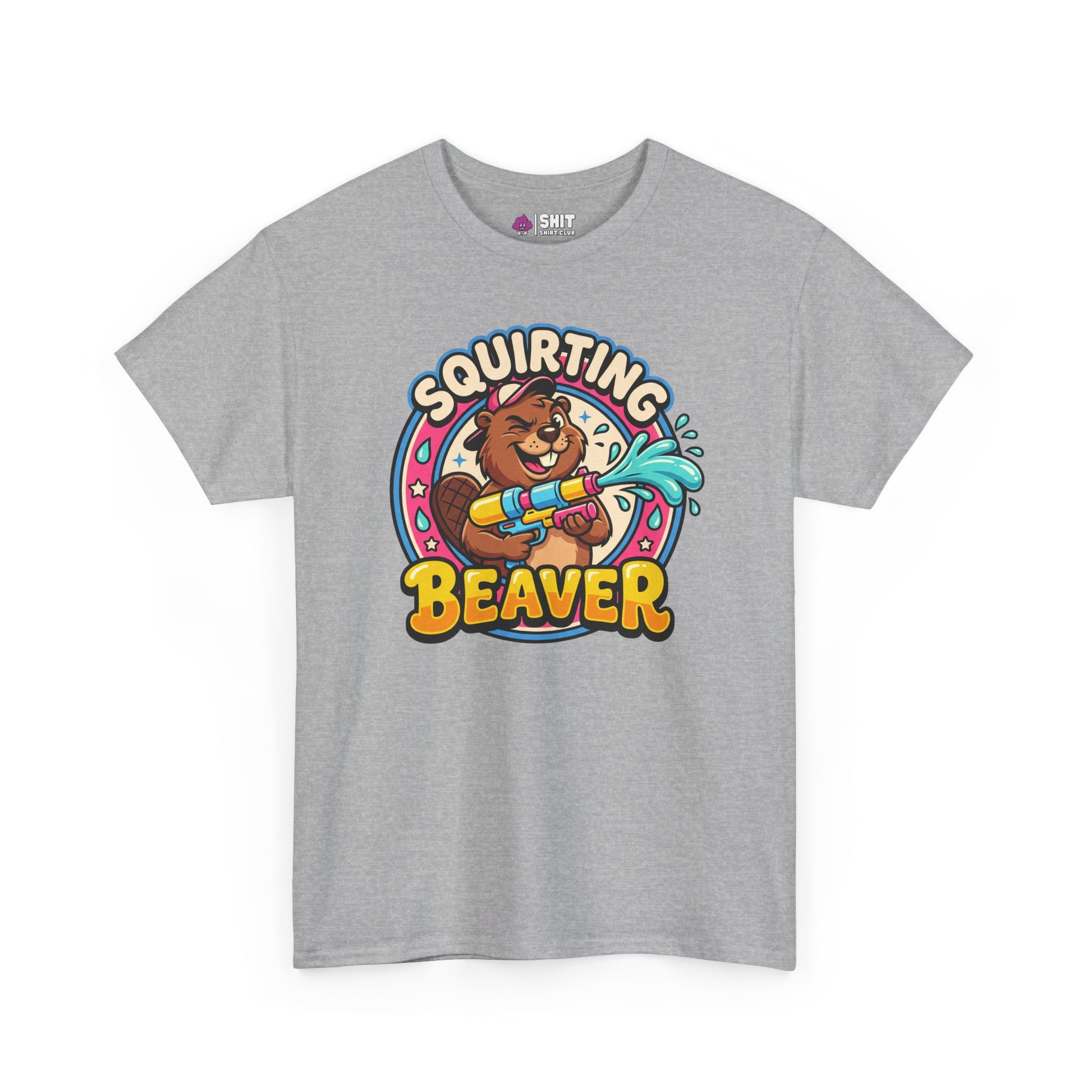 Squirting Beaver Tee - Shit Shirt Club 