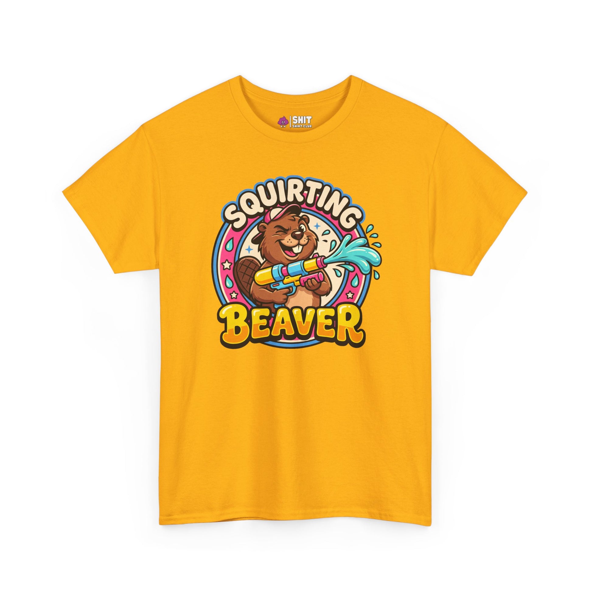 Squirting Beaver Tee - Shit Shirt Club 
