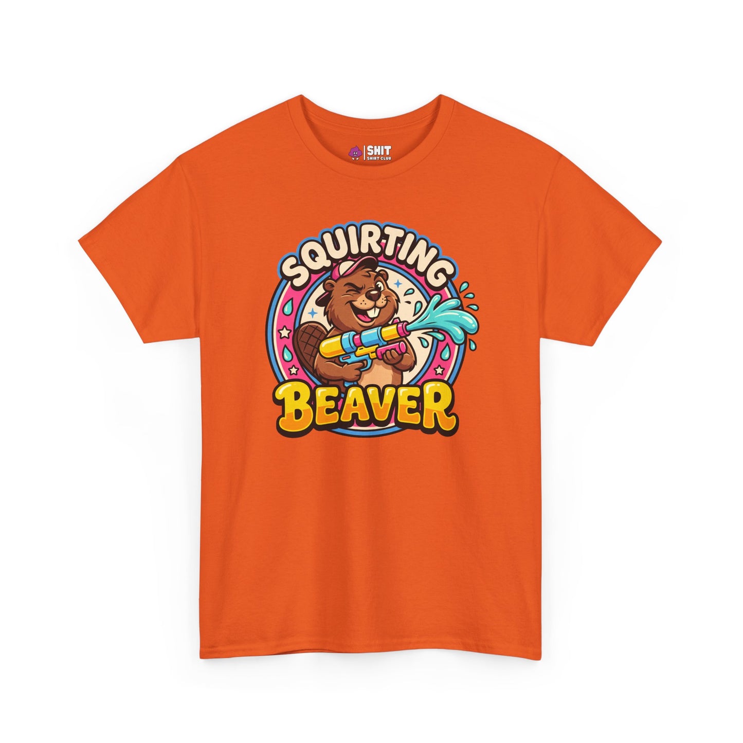 Squirting Beaver Tee - Shit Shirt Club 
