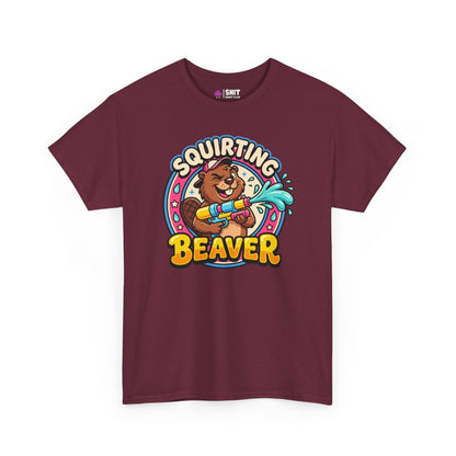 Squirting Beaver Tee - Shit Shirt Club 