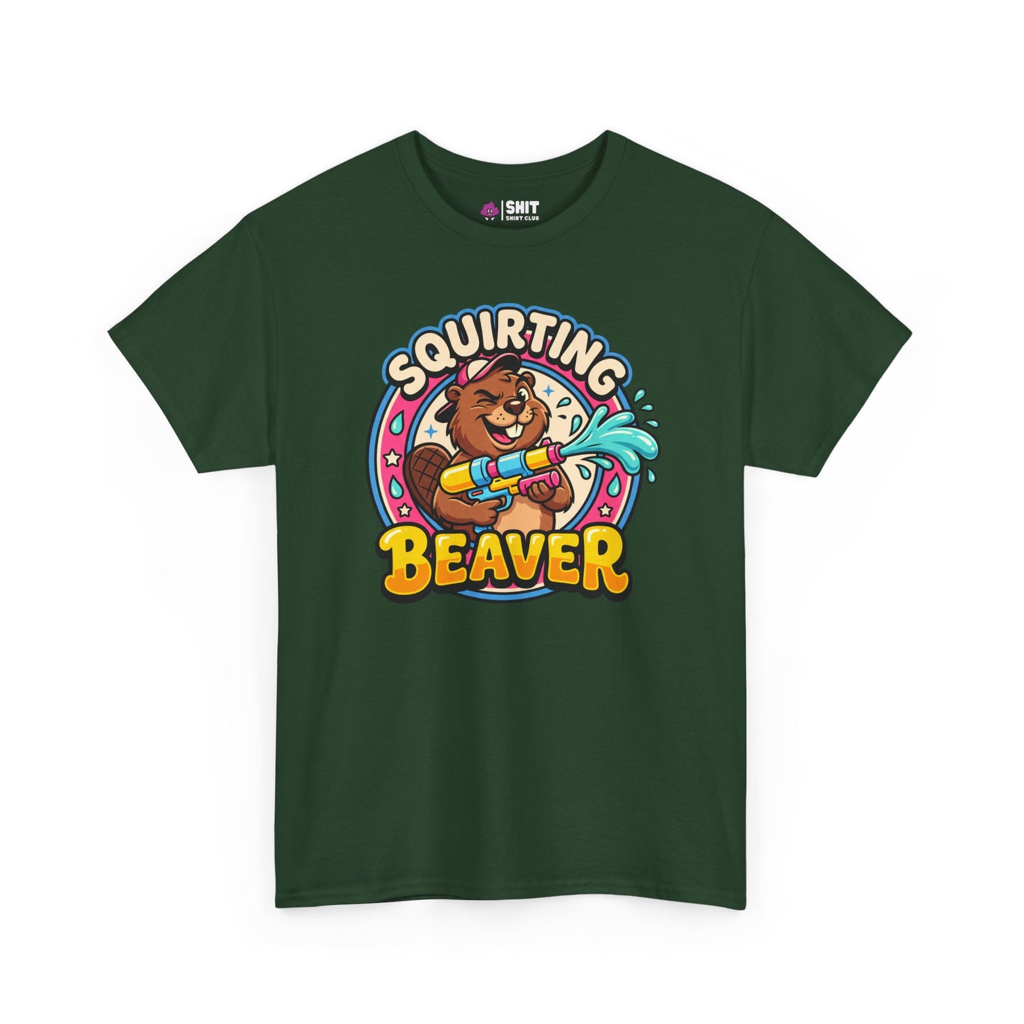 Squirting Beaver Tee - Shit Shirt Club 