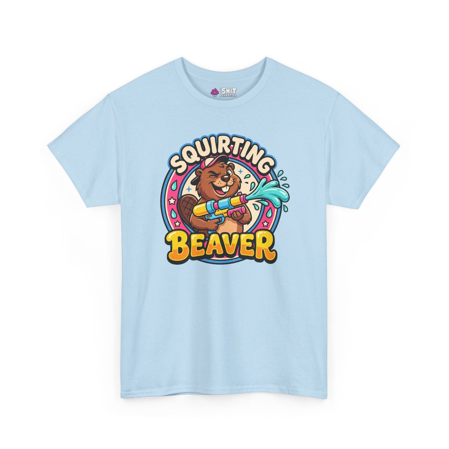 Squirting Beaver Tee - Shit Shirt Club 