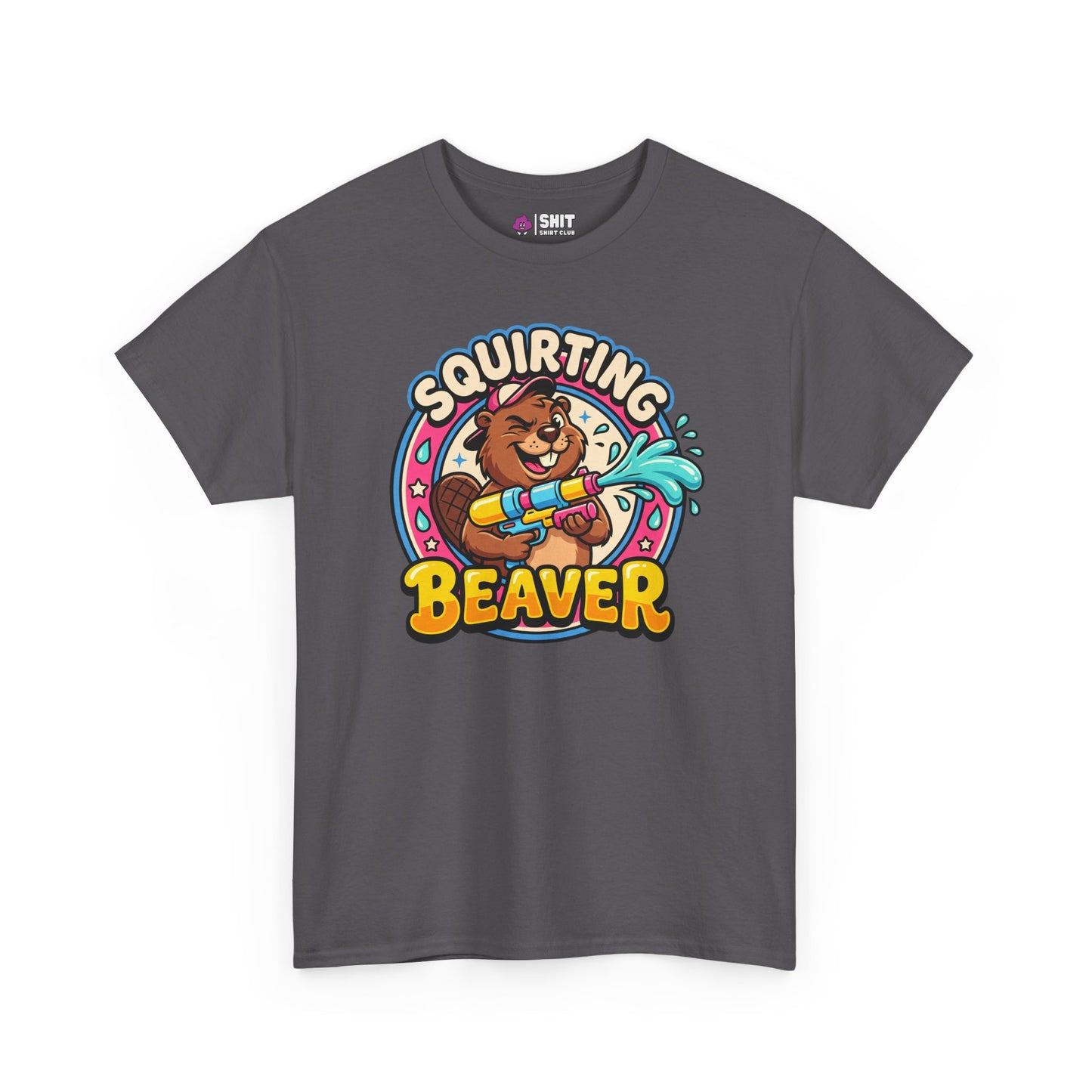 Squirting Beaver Tee - Shit Shirt Club 