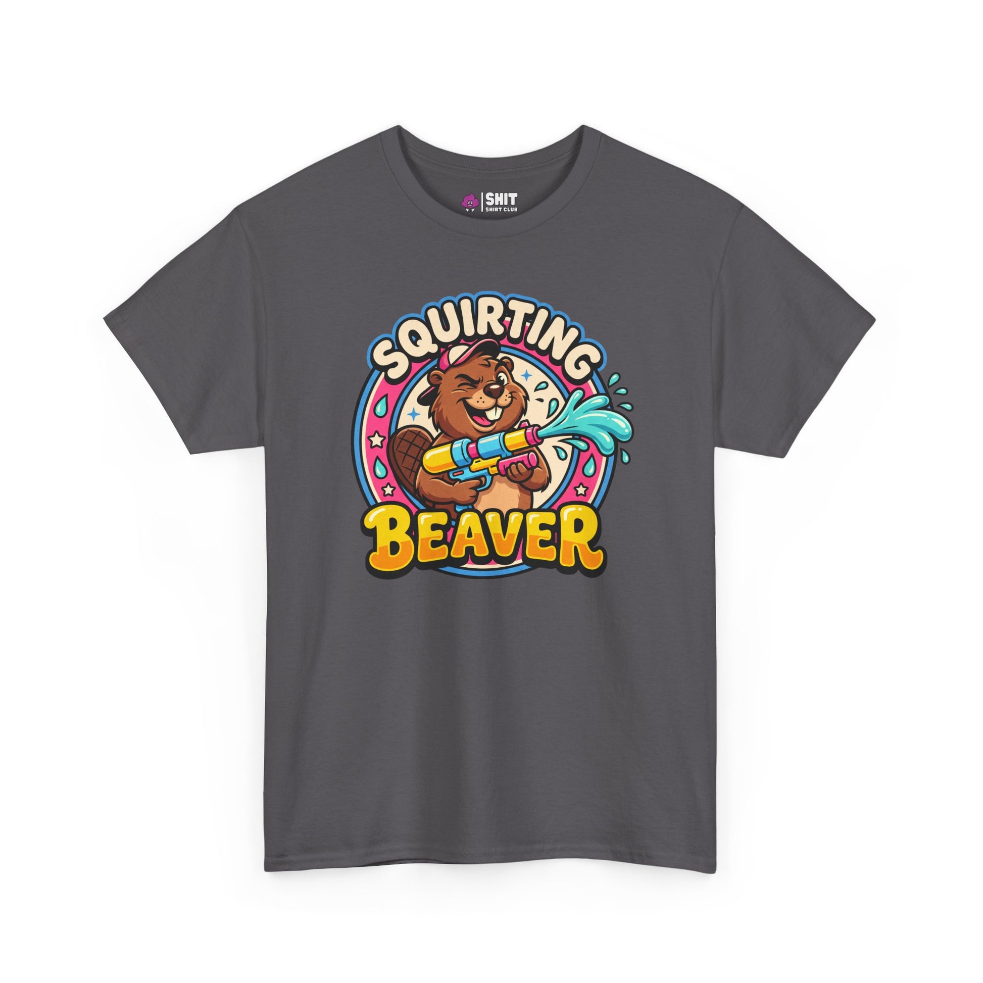 Squirting Beaver Tee - Shit Shirt Club 