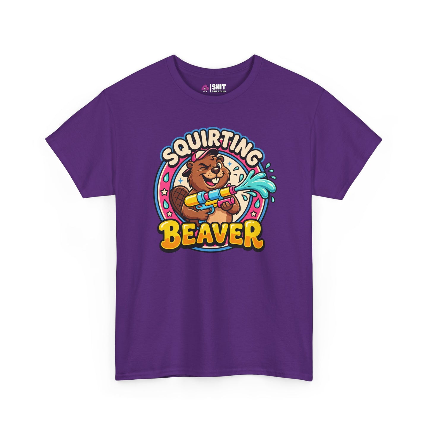 Squirting Beaver Tee - Shit Shirt Club 