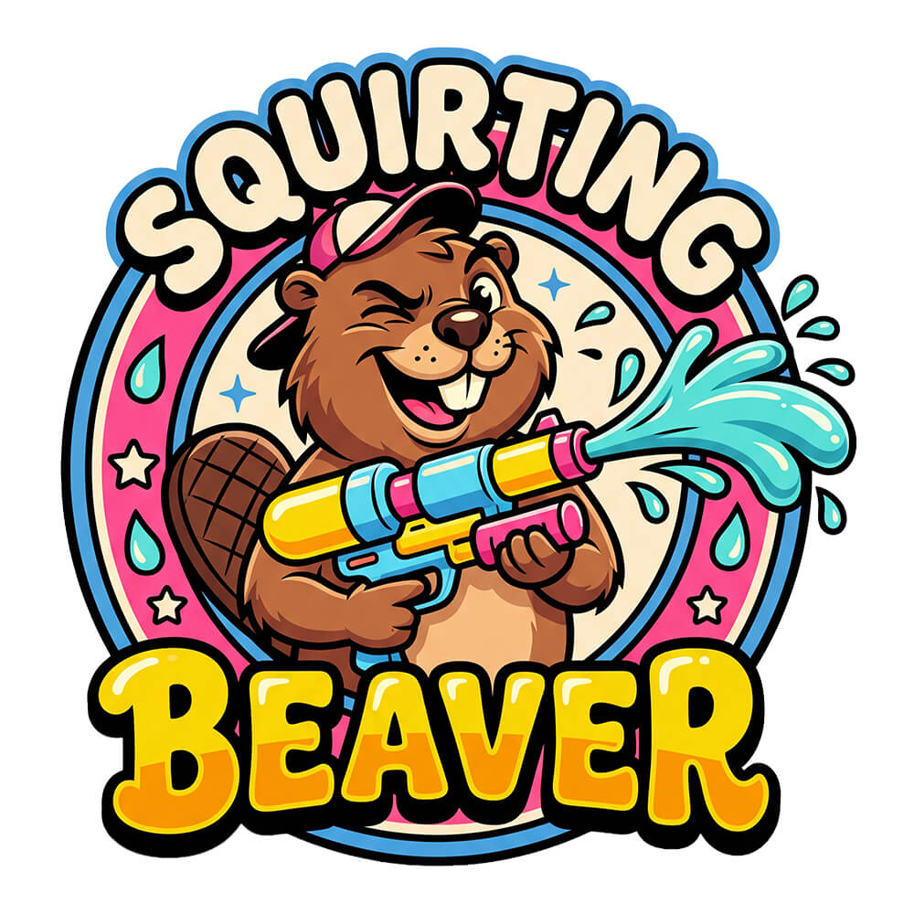 Squirting Beaver Tee - Shit Shirt Club 