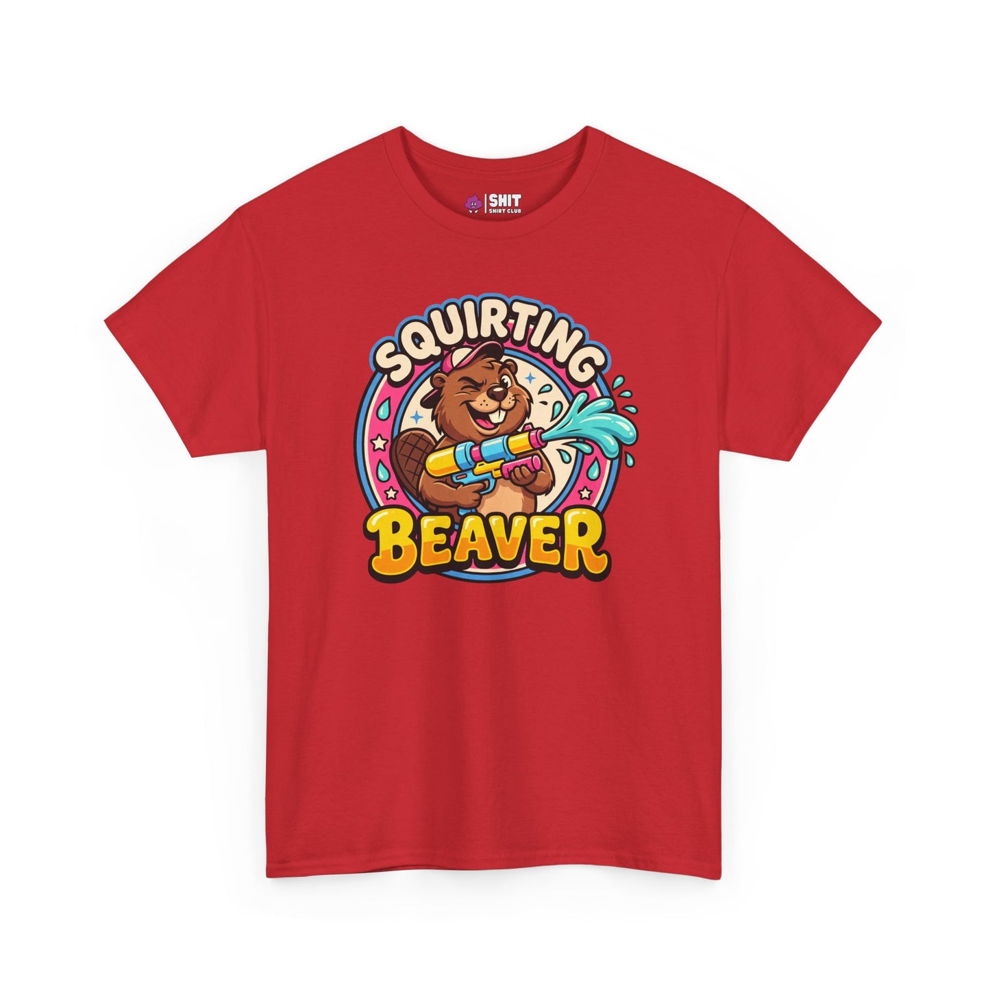 Squirting Beaver Tee - Shit Shirt Club 