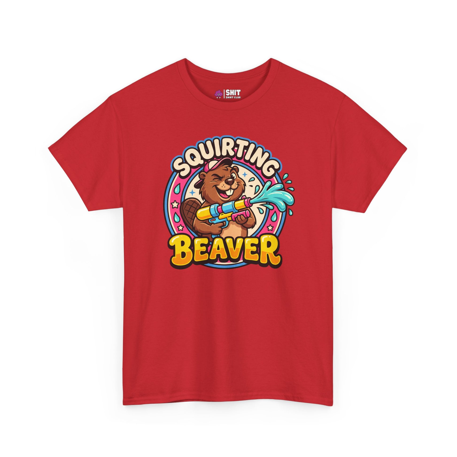Squirting Beaver Tee - Shit Shirt Club 