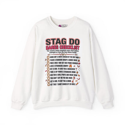 Stag Do Checklist Sweatshirt - Shit Shirt Club 