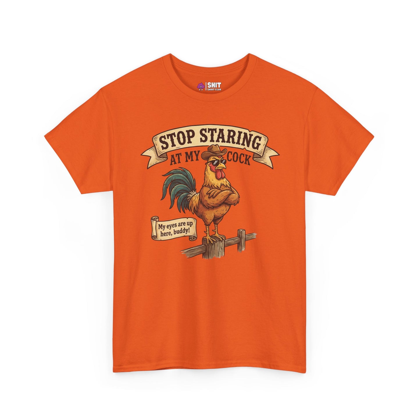 Stop Staring at My Cock Stag Do Tee - Shit Shirt Club 