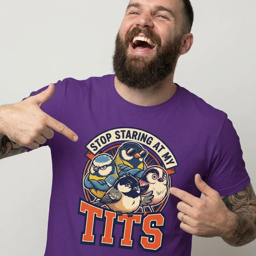 “Stop Staring at My Tits” Stag Do Tee - Shit Shirt Club 