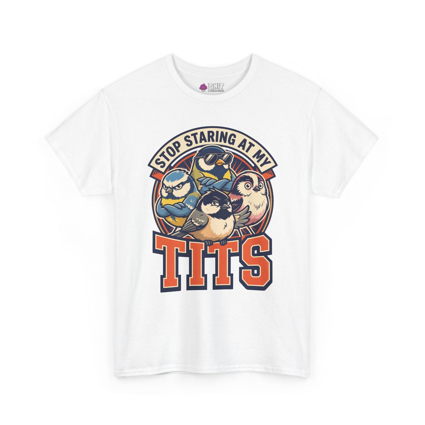 “Stop Staring at My Tits” Stag Do Tee - Shit Shirt Club 