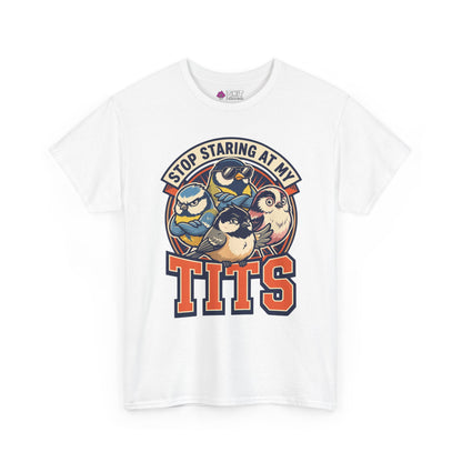 “Stop Staring at My Tits” Stag Do Tee - Shit Shirt Club 