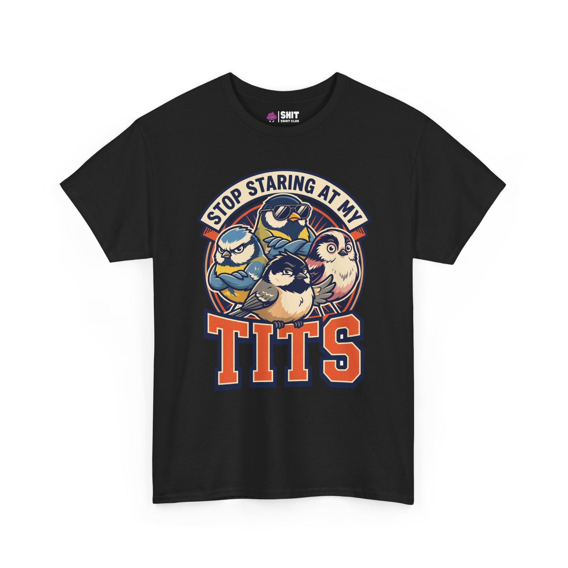 “Stop Staring at My Tits” Stag Do Tee - Shit Shirt Club 
