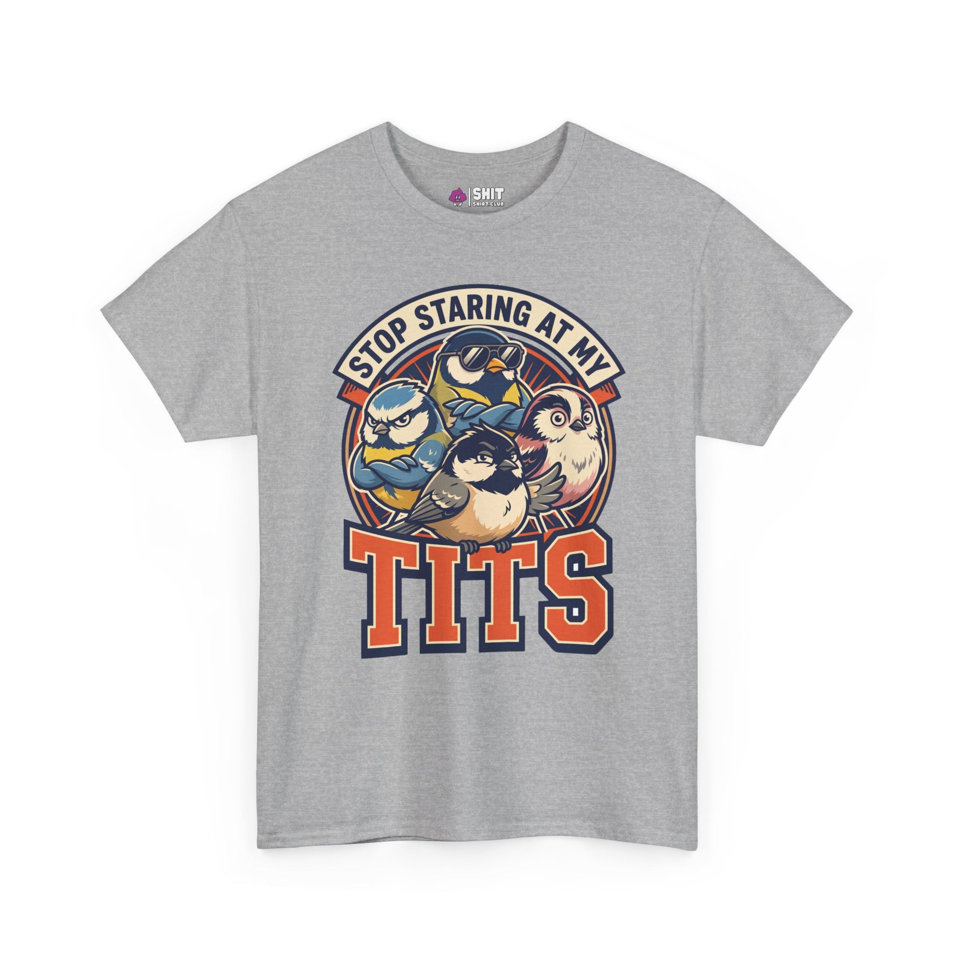 “Stop Staring at My Tits” Stag Do Tee - Shit Shirt Club 