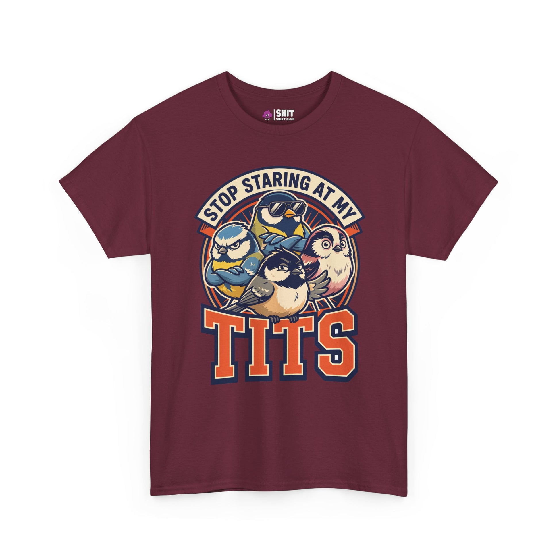 “Stop Staring at My Tits” Stag Do Tee - Shit Shirt Club 