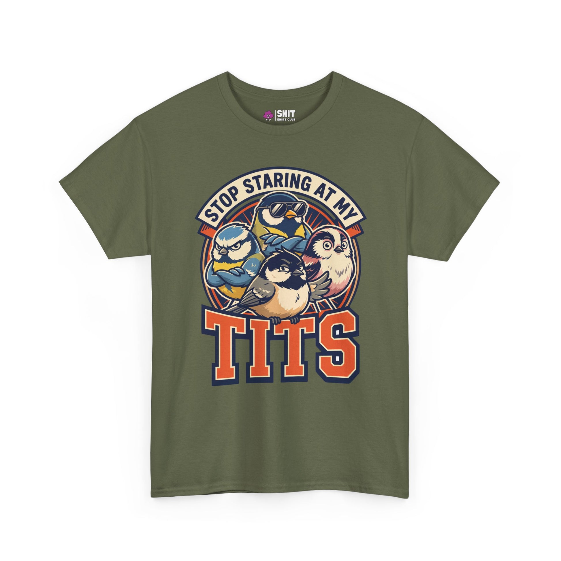 “Stop Staring at My Tits” Stag Do Tee - Shit Shirt Club 