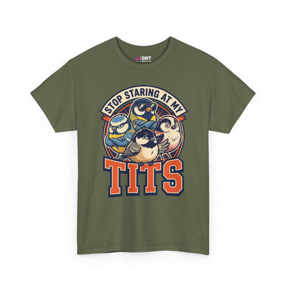 “Stop Staring at My Tits” Stag Do Tee - Shit Shirt Club 